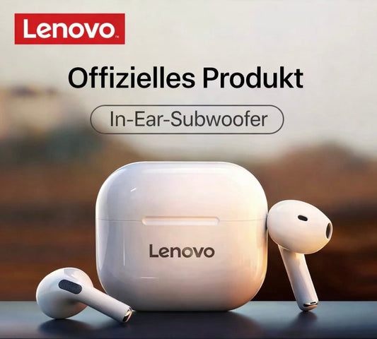 Lenovo LP40 In - Ear Bluetooth Kopfhörer – Kabellos, Starker Bass, Niedrige Latenz - XELONI