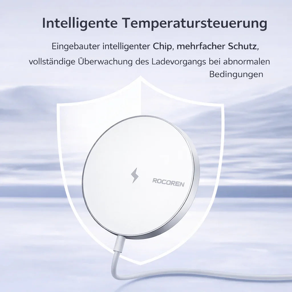 Magnetisches Wireless Ladepad 15W – Qi Schnellladen für iPhone - XELONI