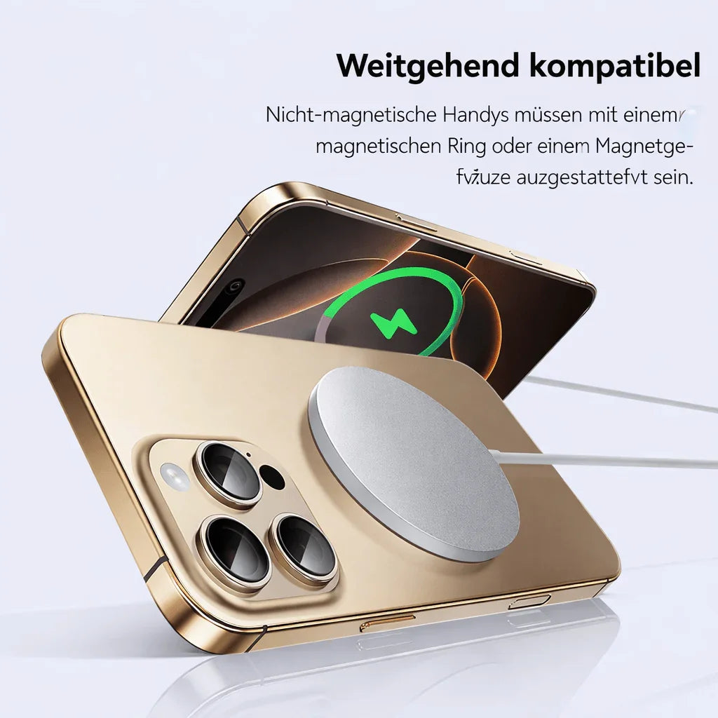 Magnetisches Wireless Ladepad 15W – Qi Schnellladen für iPhone - XELONI