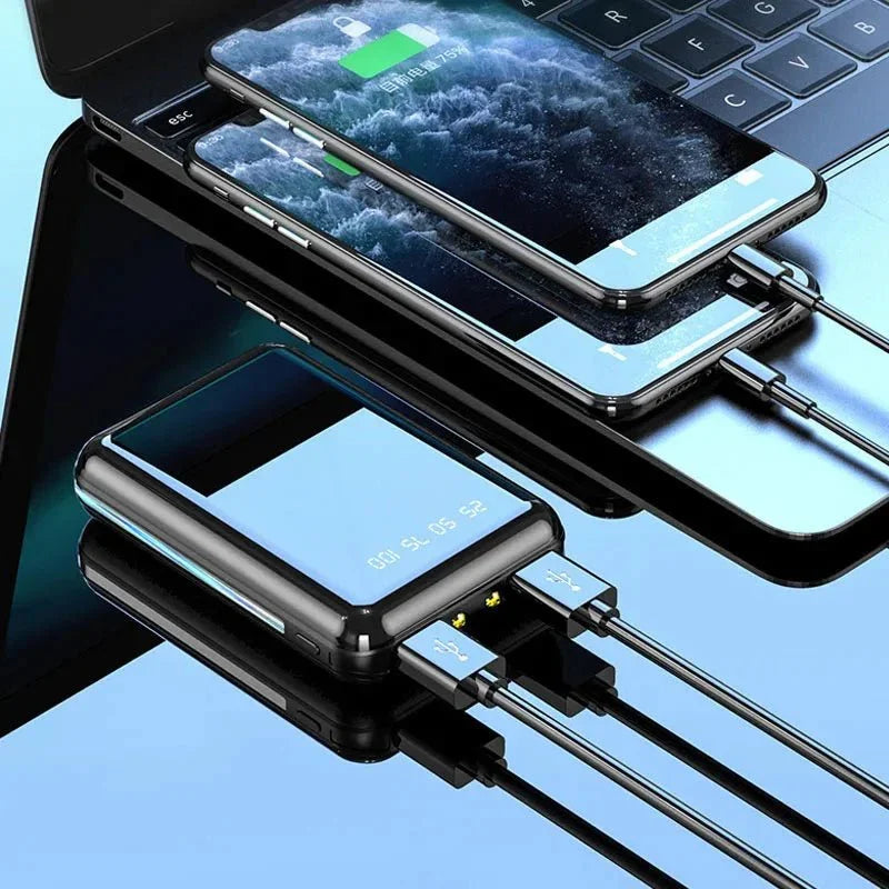 Mini Powerbank 10000 / 20000 mAh – Kompakt, Schnell &amp; Leistungsstark - XELONI