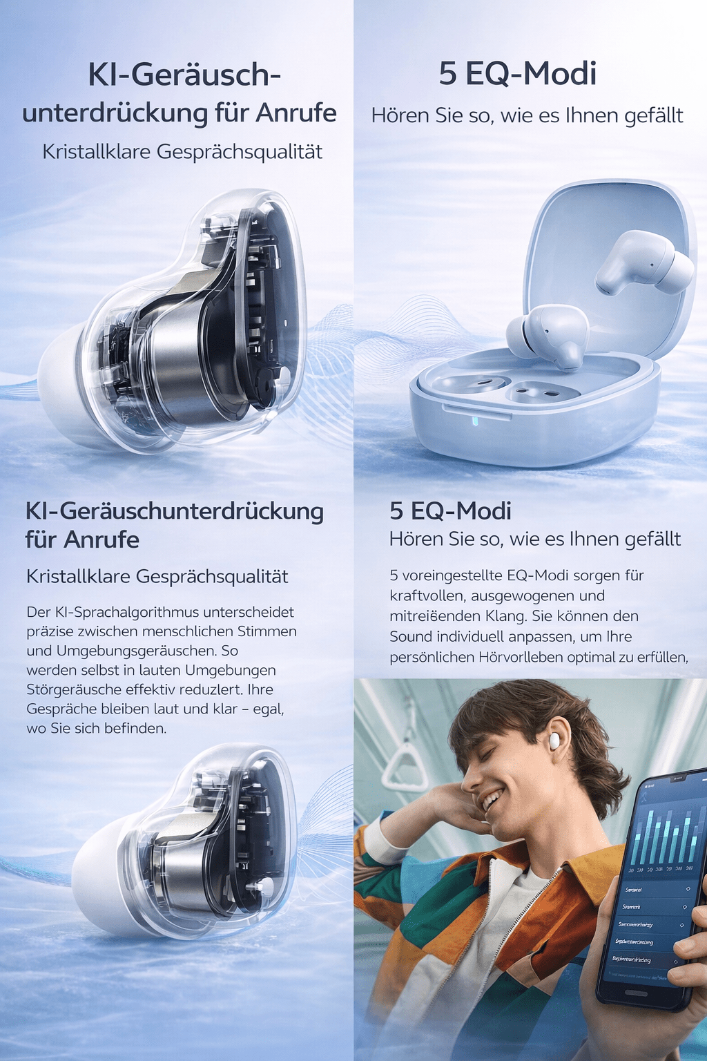 🔊 Redmi Buds 6 Play – Kabellose Bluetooth Kopfhörer - XELONI