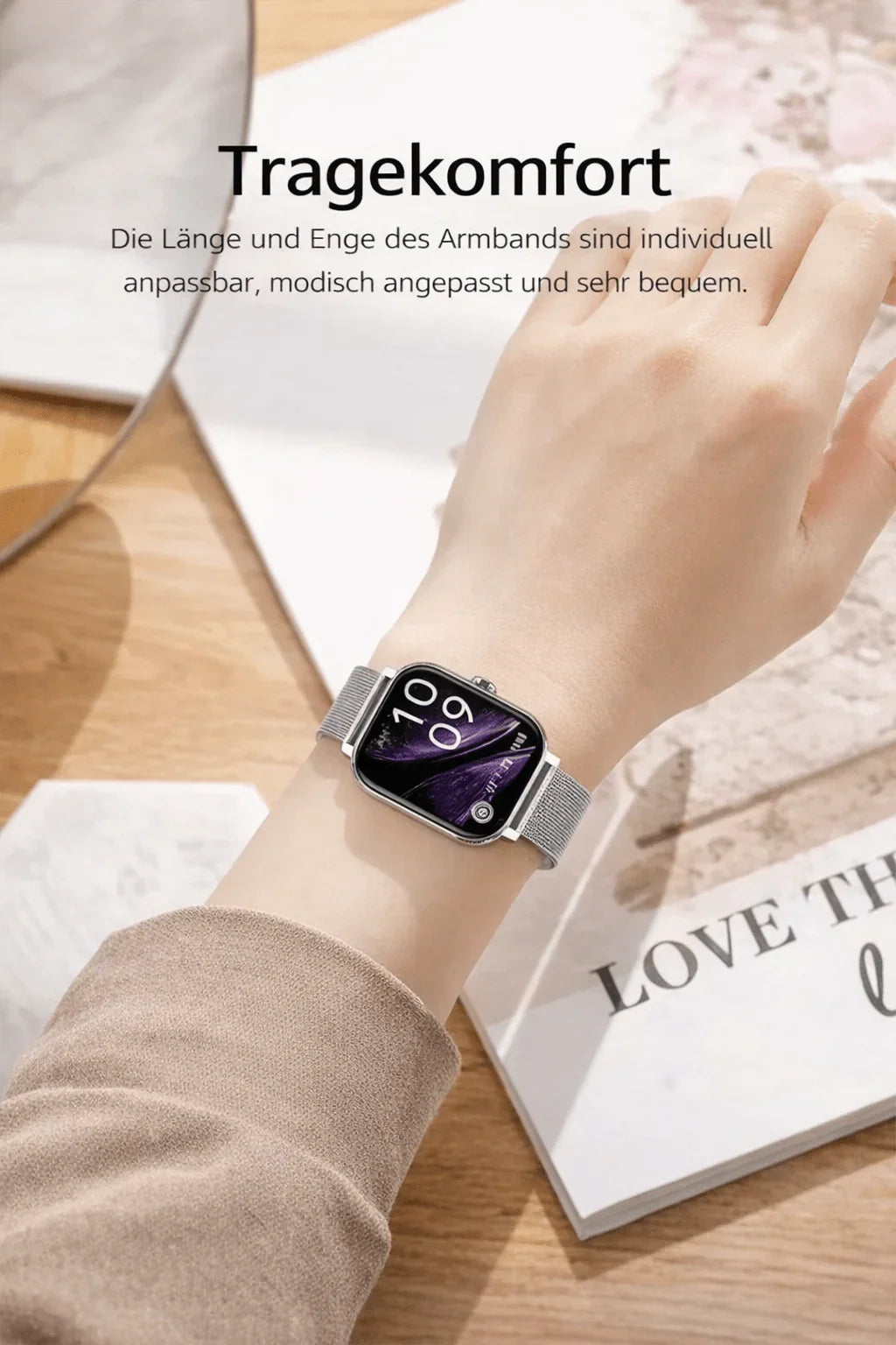 Smart Watch mit Bluetooth - Anrufen, Multi - Sport - Modus & App - Benachrichtigung - XELONI