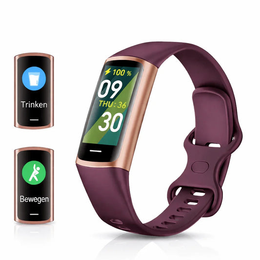 Smartwatch Sport – Bluetooth Anrufe, Gesundheitsmonitor & Multi - Zifferblatt | Für Android & iOS - XELONI