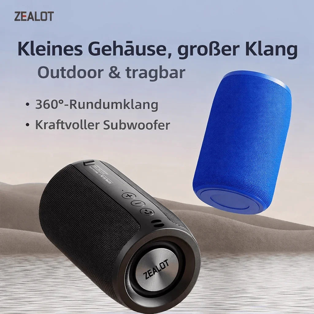 Tragbarer Bluetooth Subwoofer Lautsprecher - XELONI