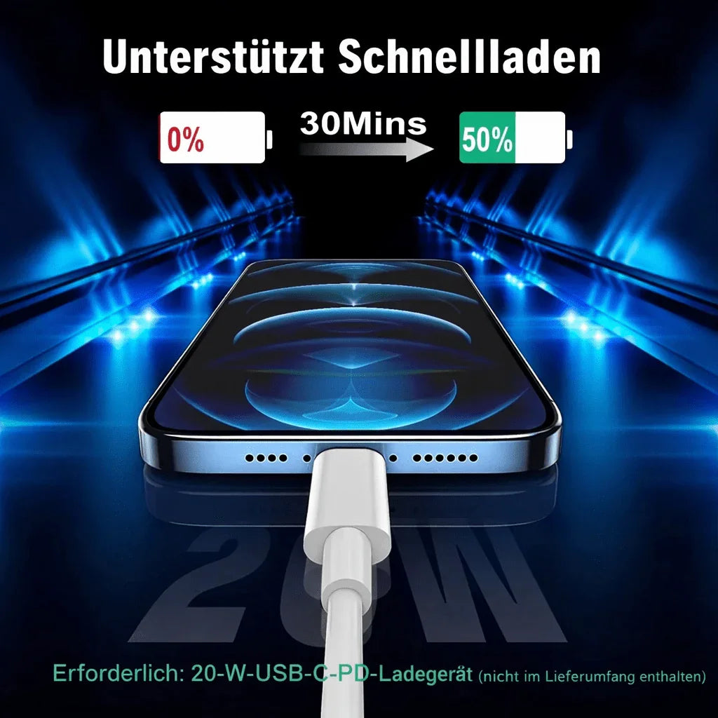 USB - C auf Lightning Kabel – Zuverlässiges Laden &amp; Synchronisieren - XELONI